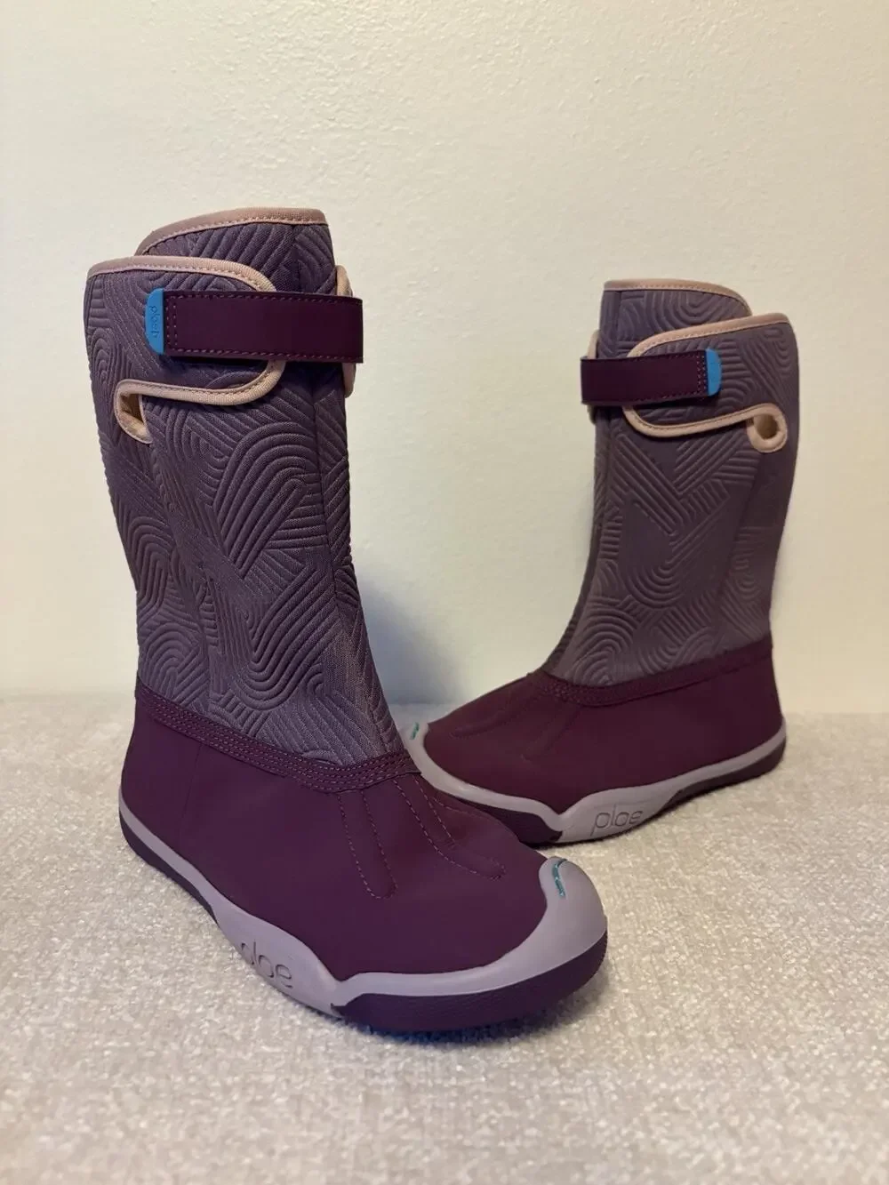 PLAE Thandi Waterproof Pull-On Boots Kids Youth Size 3 Purple School Play